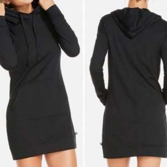 FABLETICS Yukon BLACK HOODED DRESS SZ M - Picture 4 of 7